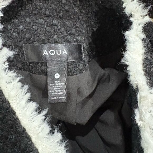 AQUA
Bouclé Contrast Trim Jacket - Picture 6 of 6